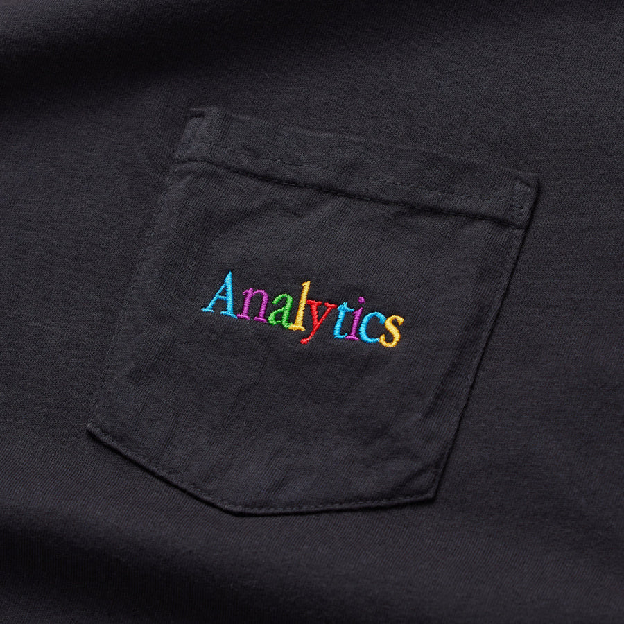 Analytics Pocket SS - Washed Black / Multi