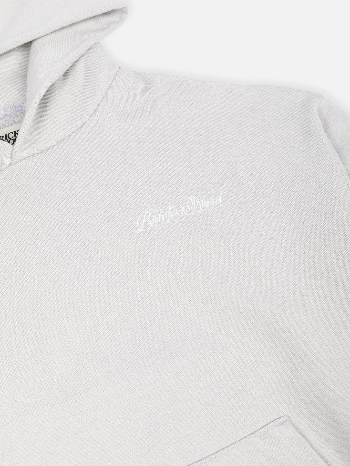 Script Logo hoodie - Grey