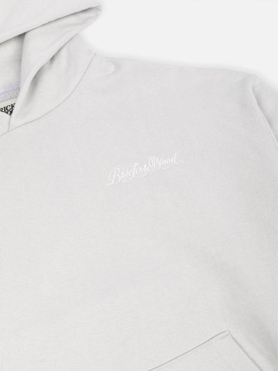 Script Logo hoodie - Grey