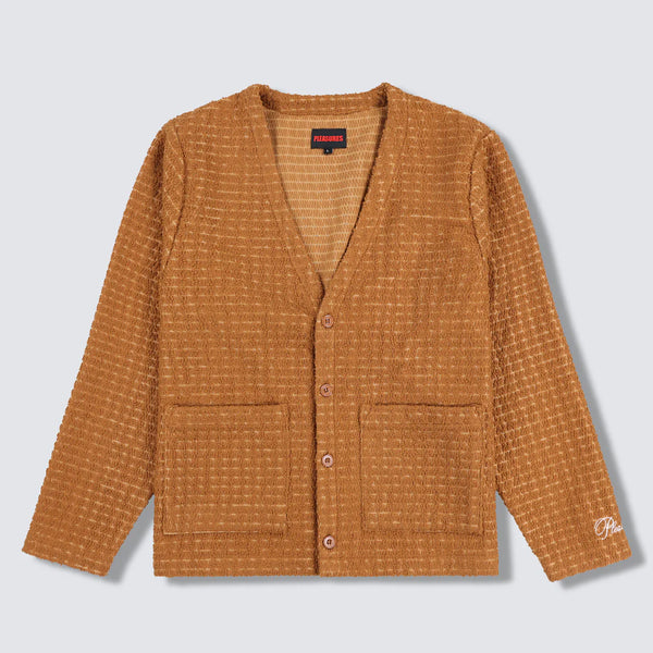 Unspoken | Pleasures Boredom Cardigan - Brown