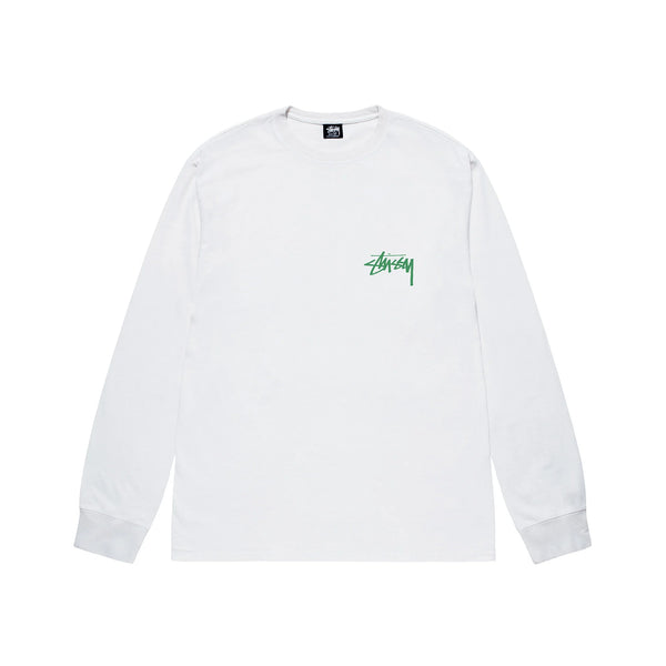 Unspoken | Stussy Basic Landin LS Tee - White