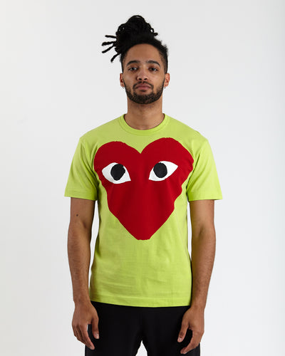 Big Red Heart T-Shirt (Green)