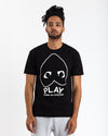 Play Inverted Heart T-Shirt (Black)