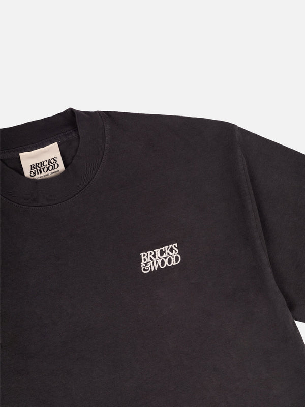 Unspoken | Bricks & Wood Logo T-Shirt - Midnight