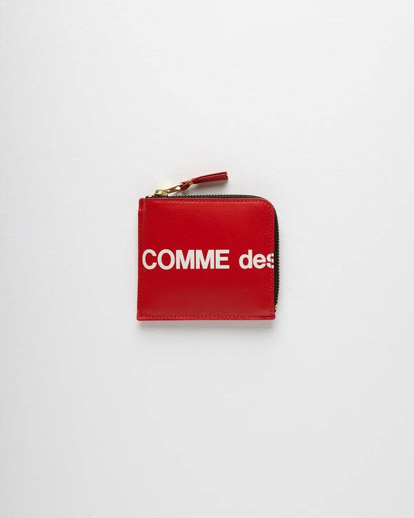 Comme Des Garçons Wallet Huge Logo Wallet - Red (SA3100HL) - Unspoken