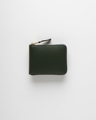 Classic Leather Line Wallet - Bottle Green (SA7100)