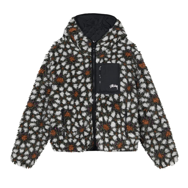 Stussy Pattern Sherpa Jacket - Natural - Unspoken