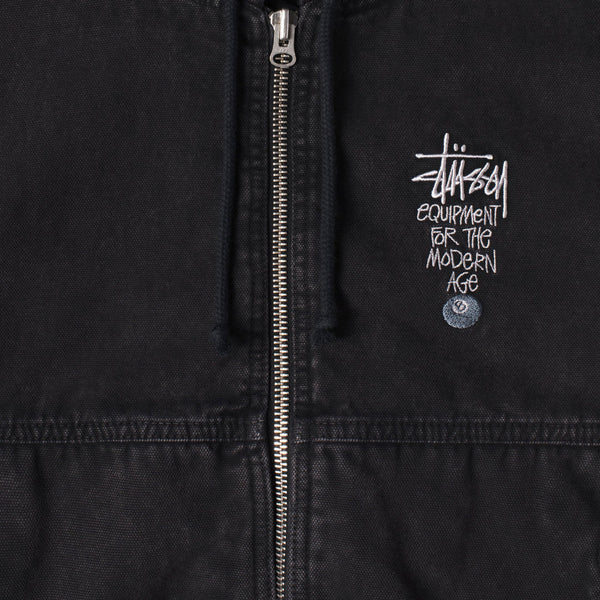 Unspoken | Stussy Canvas Insulated Work Jacket - Black