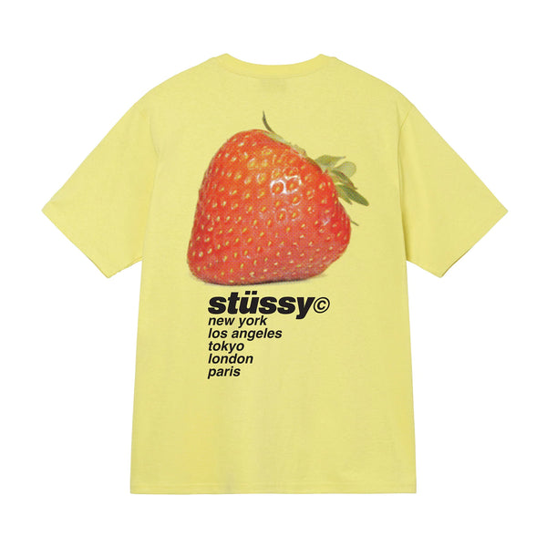 Unspoken | Stussy Strawberry Tee - Yellow