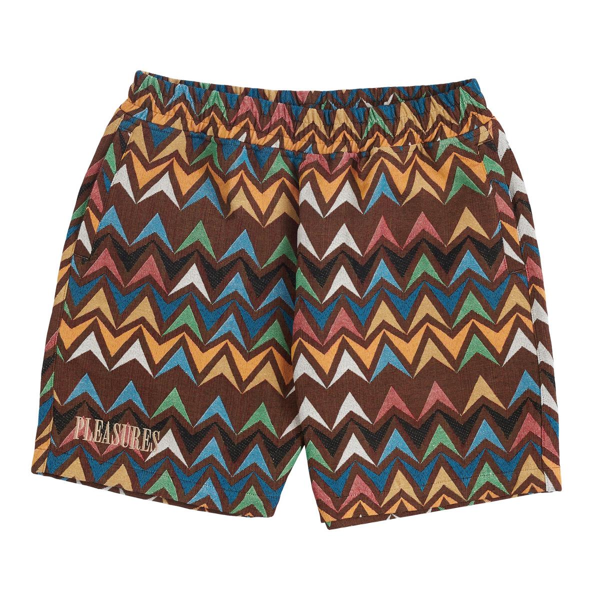 Basket Woven Shorts - Multi/Brown