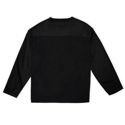 Chicago Mesh Long Sleeve Shirt - Black