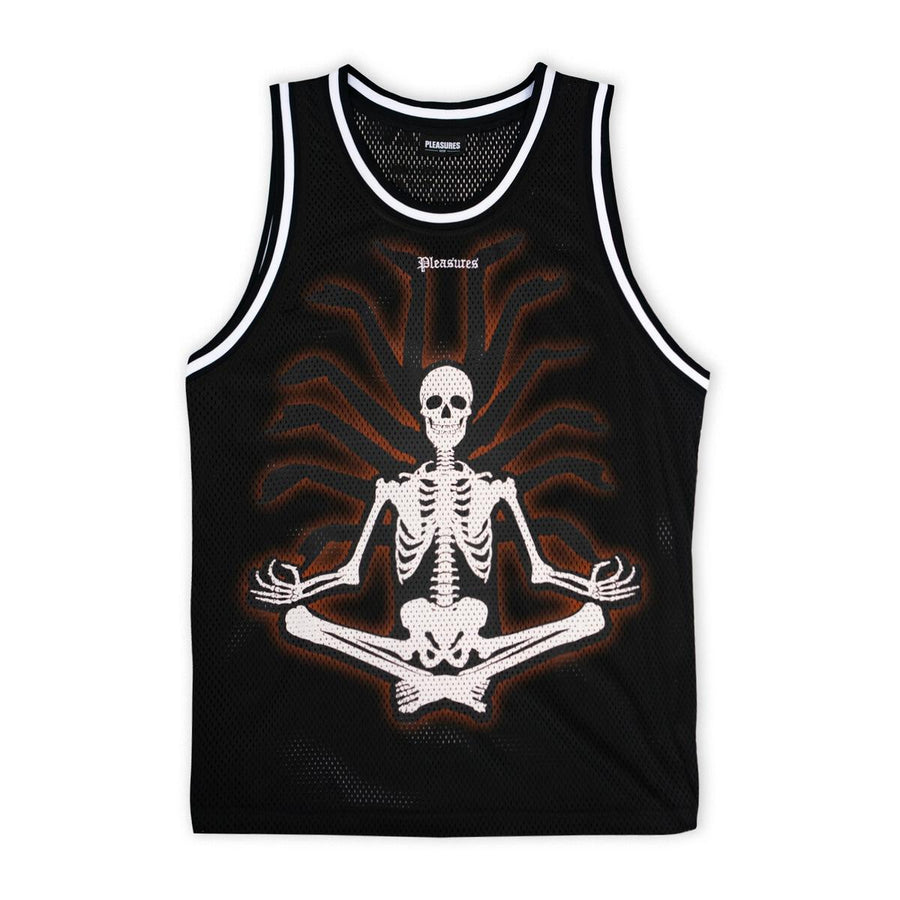 Meditation Basketball Jersey - Black