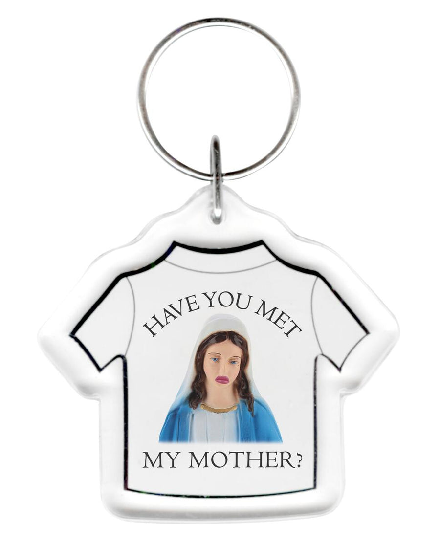 Mother Keychain - White