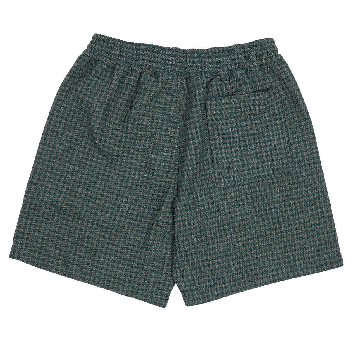Intercept Houndstooth Shorts- Green