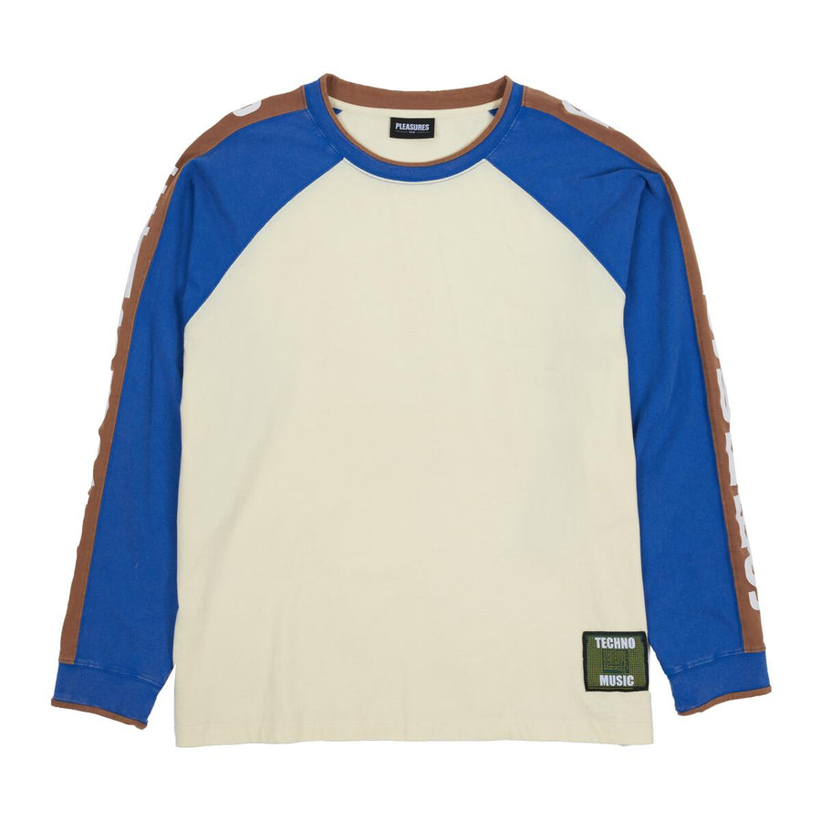 Techno Raglan Long Sleeve  - Off White