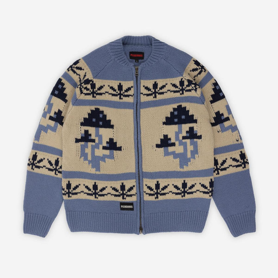 Room Zip Cardigan - Slate