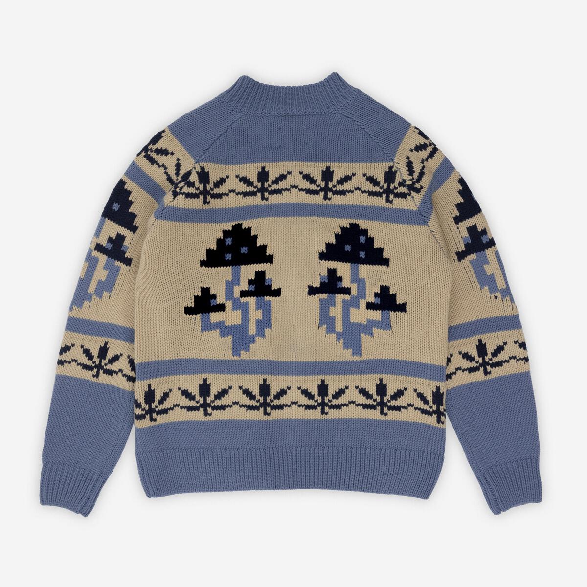 Room Zip Cardigan - Slate