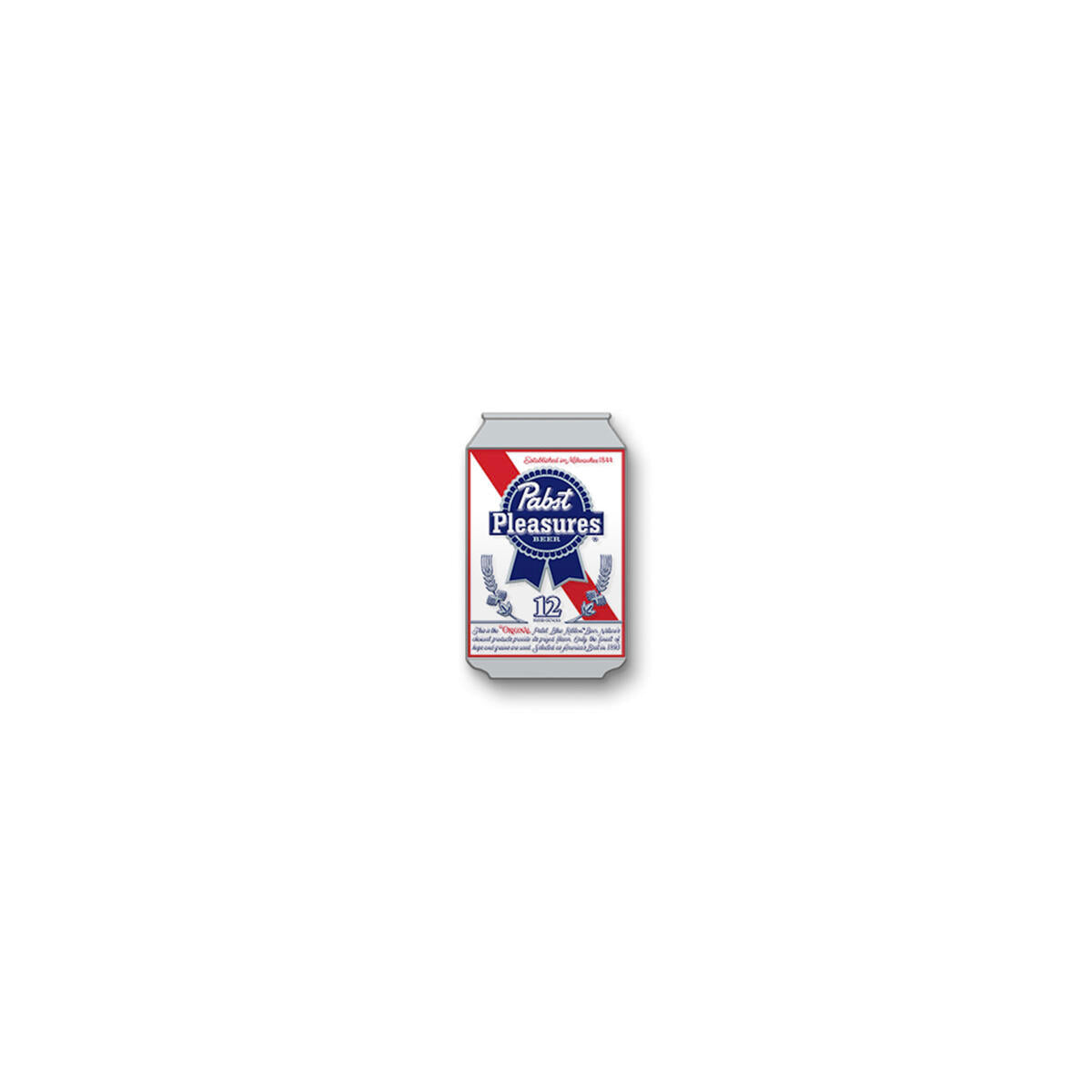 PBR Lapel Pin - Silver