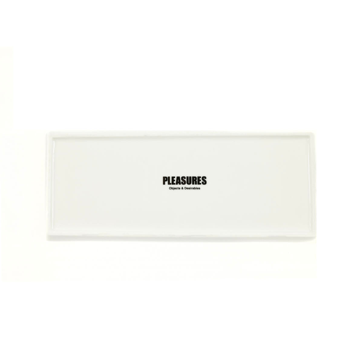 Pleasures Ceramic Tray - White