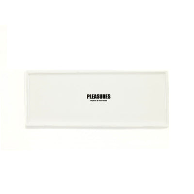 Pleasures Ceramic Tray - White
