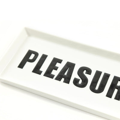 Pleasures Ceramic Tray - White