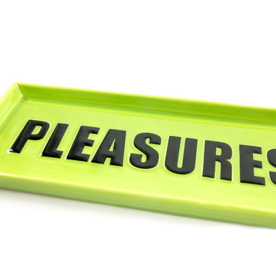 Pleasures Ceramic Tray - Green