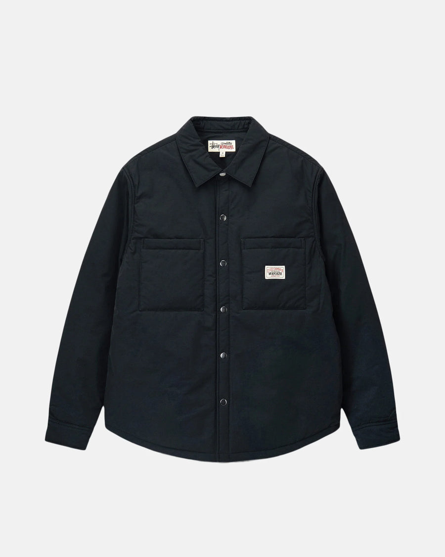 Padded Tech Over Shirt - Black