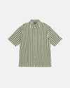 Flat Bottom Stripe Shirt - Green