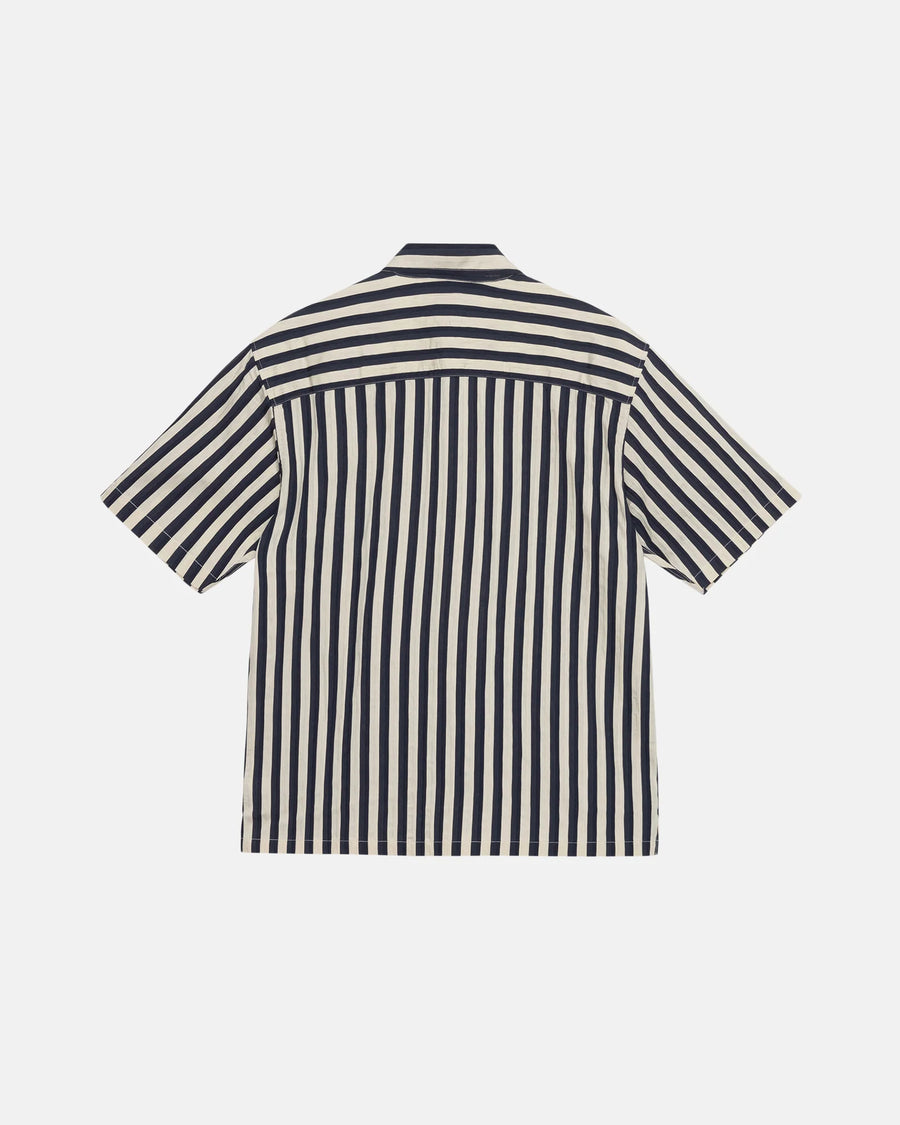 Flat Bottom stripe Shirt - Navy