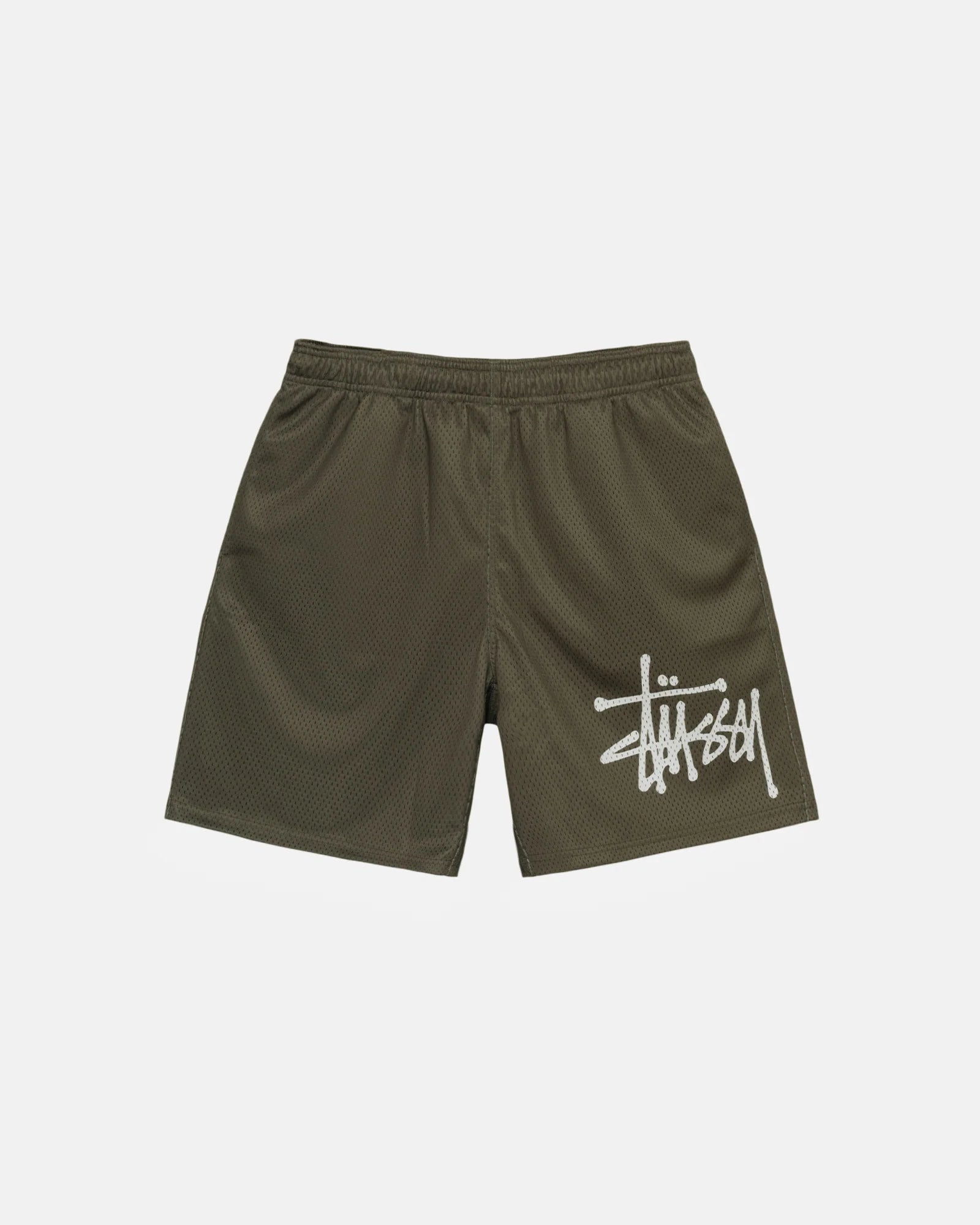 Unspoken Stussy Mesh Short Big Basic Olive