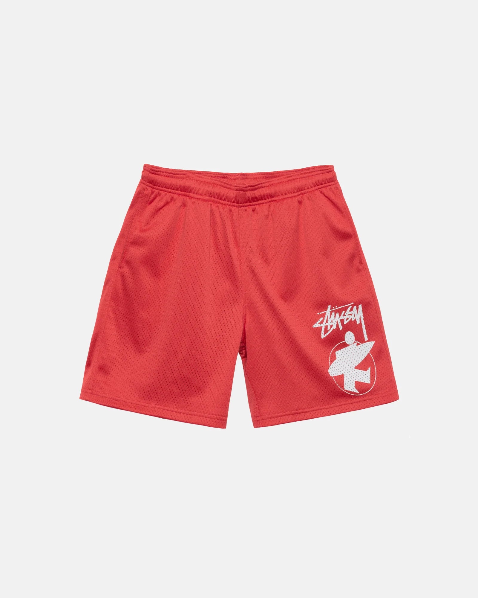 Red stussy shorts sales