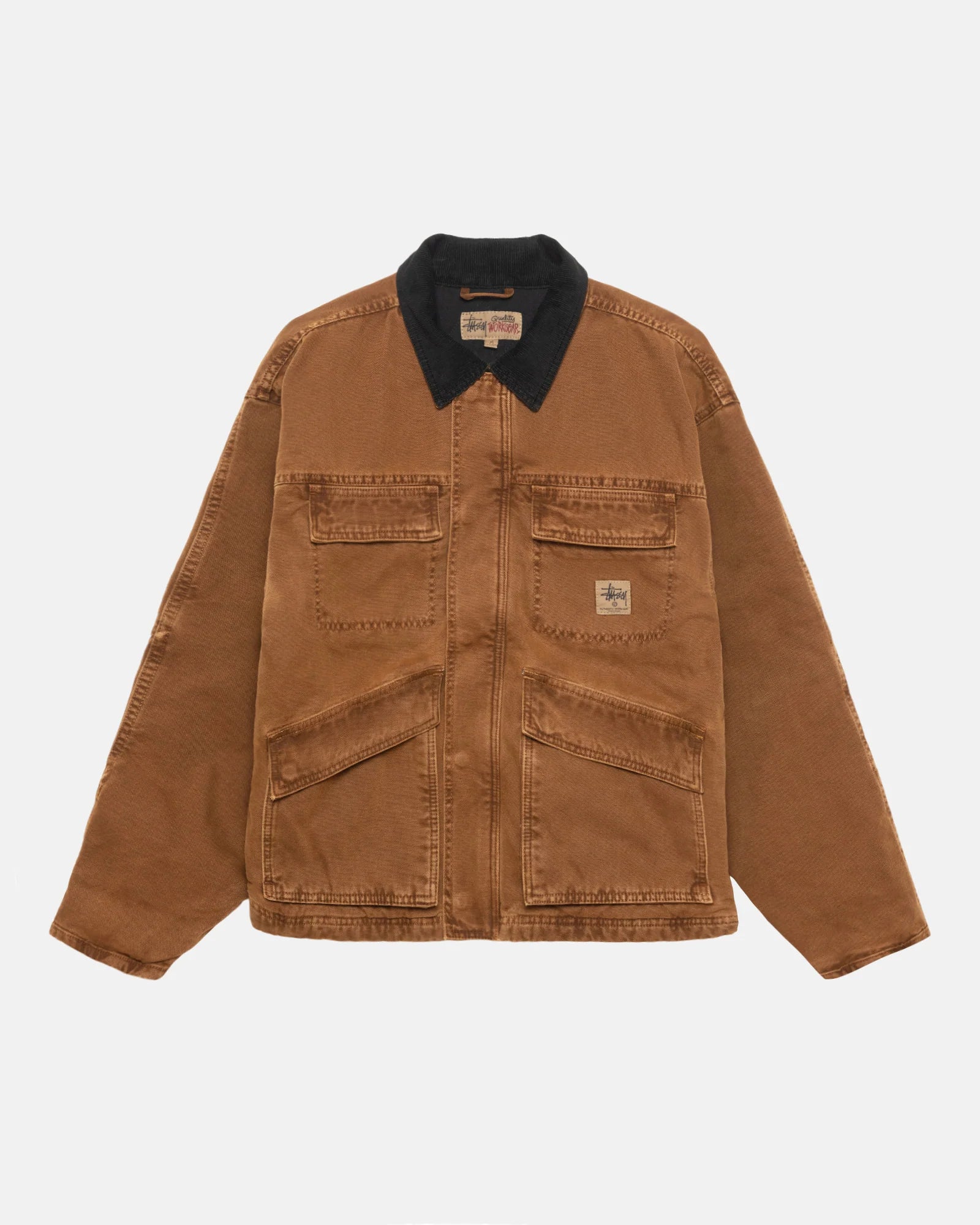 Washed Canvas Shop Jacket - Bronze