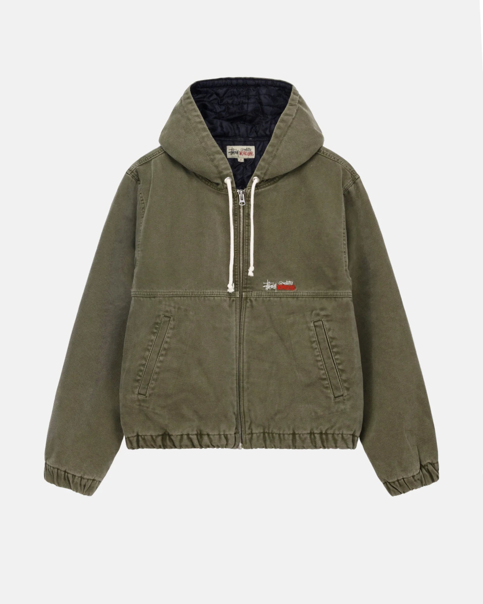 STUSSY CANVAS INSULATED WORK JACKET-