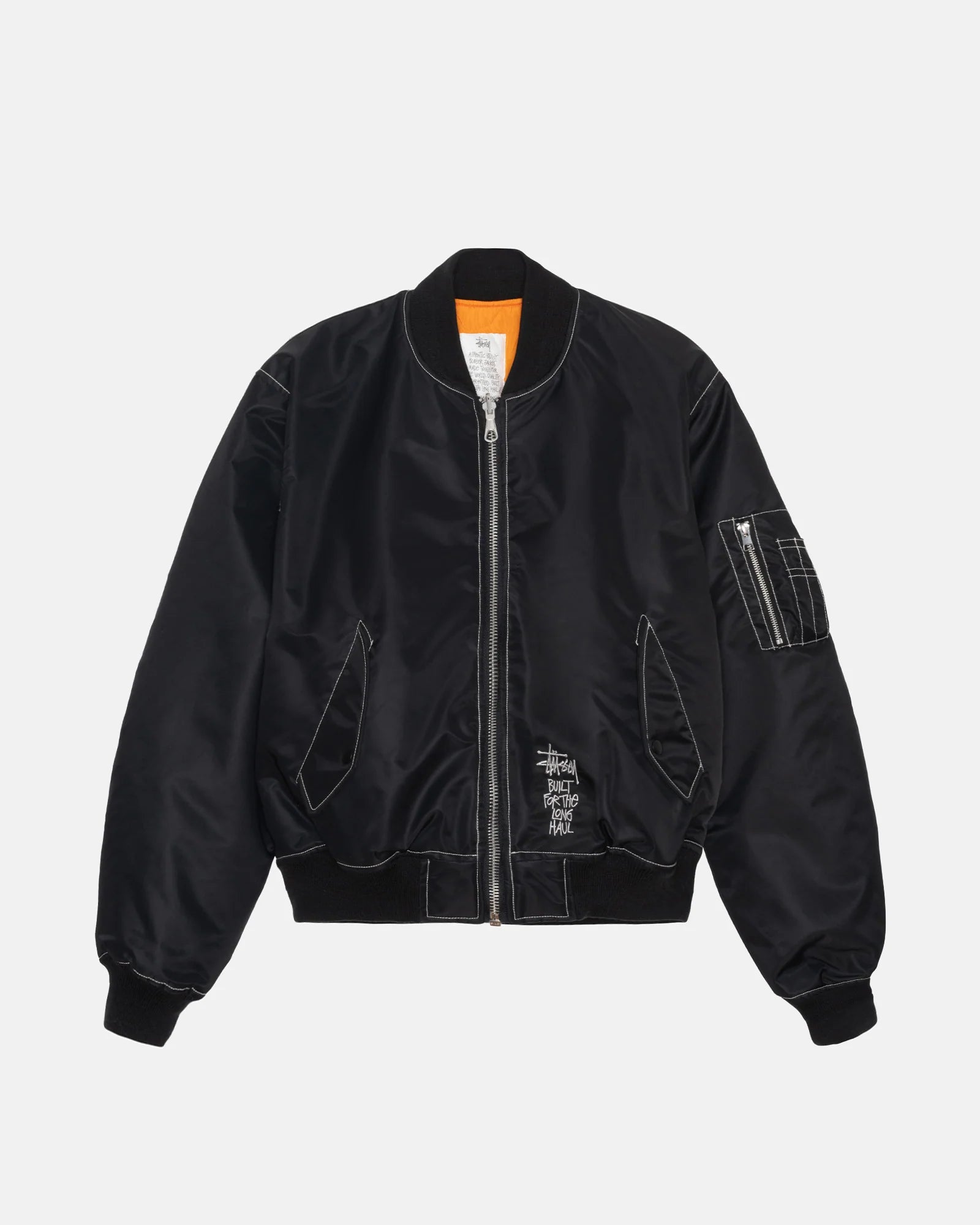 STUSSY】☆ジャケット☆ WAXED BUILT BOMBER JACKET (STUSSY/MA