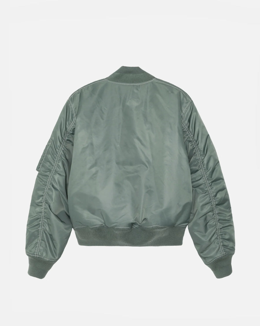 Built Bomber Jacket - Green