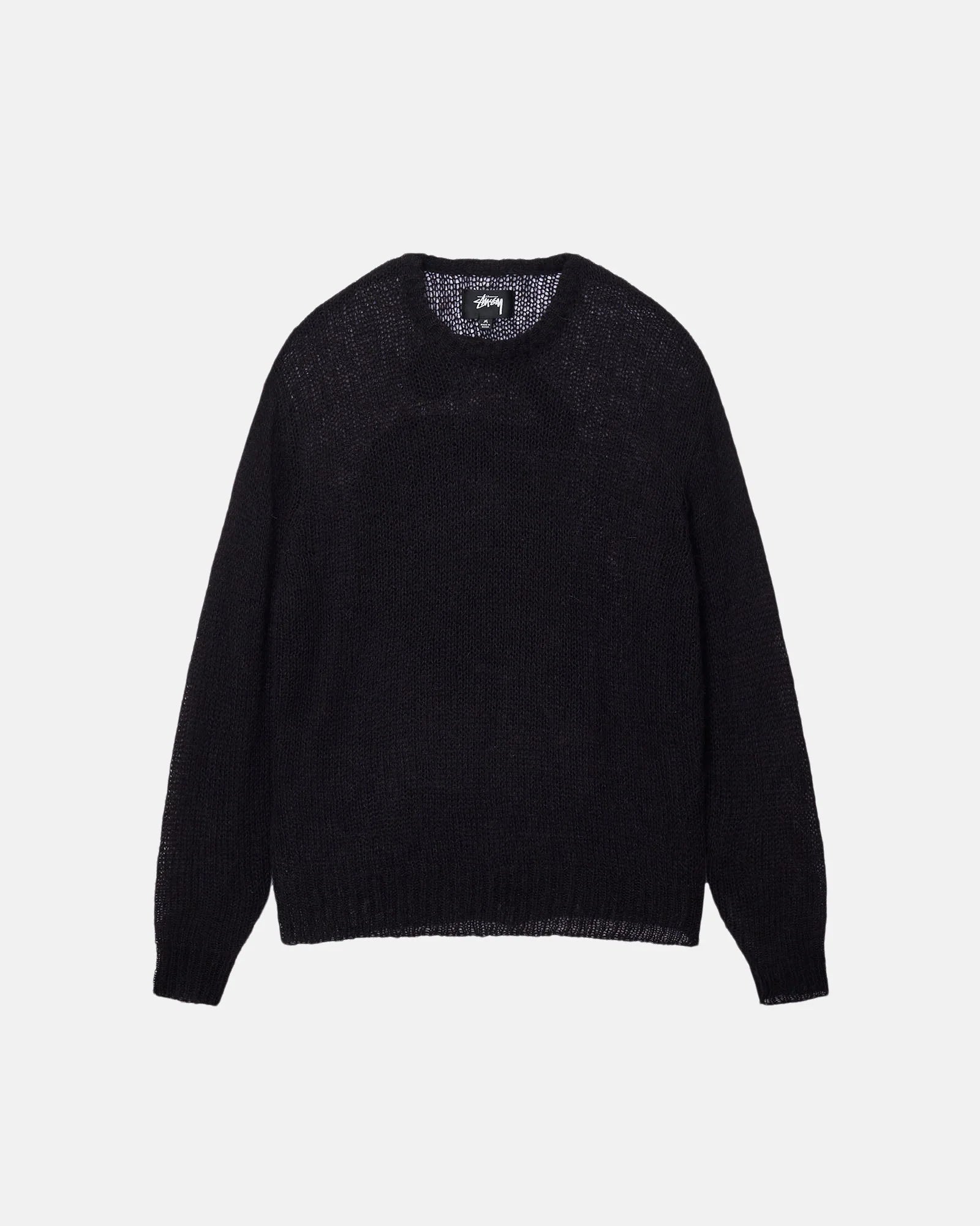 S Loose Knit Sweater - Black