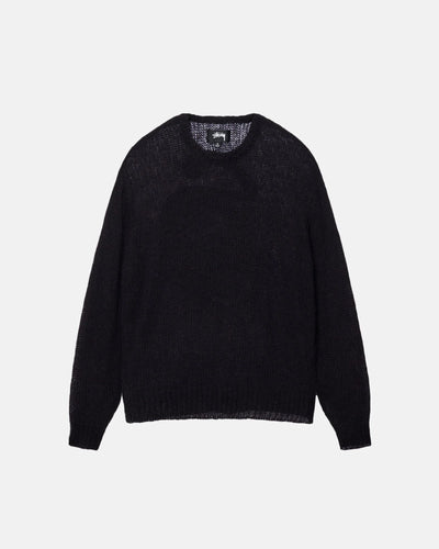 S Loose Knit Sweater - Black