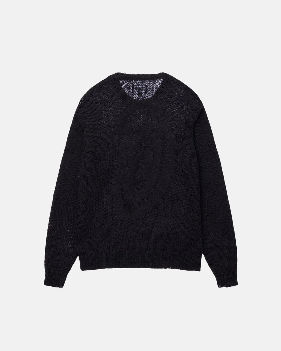 S Loose Knit Sweater - Black