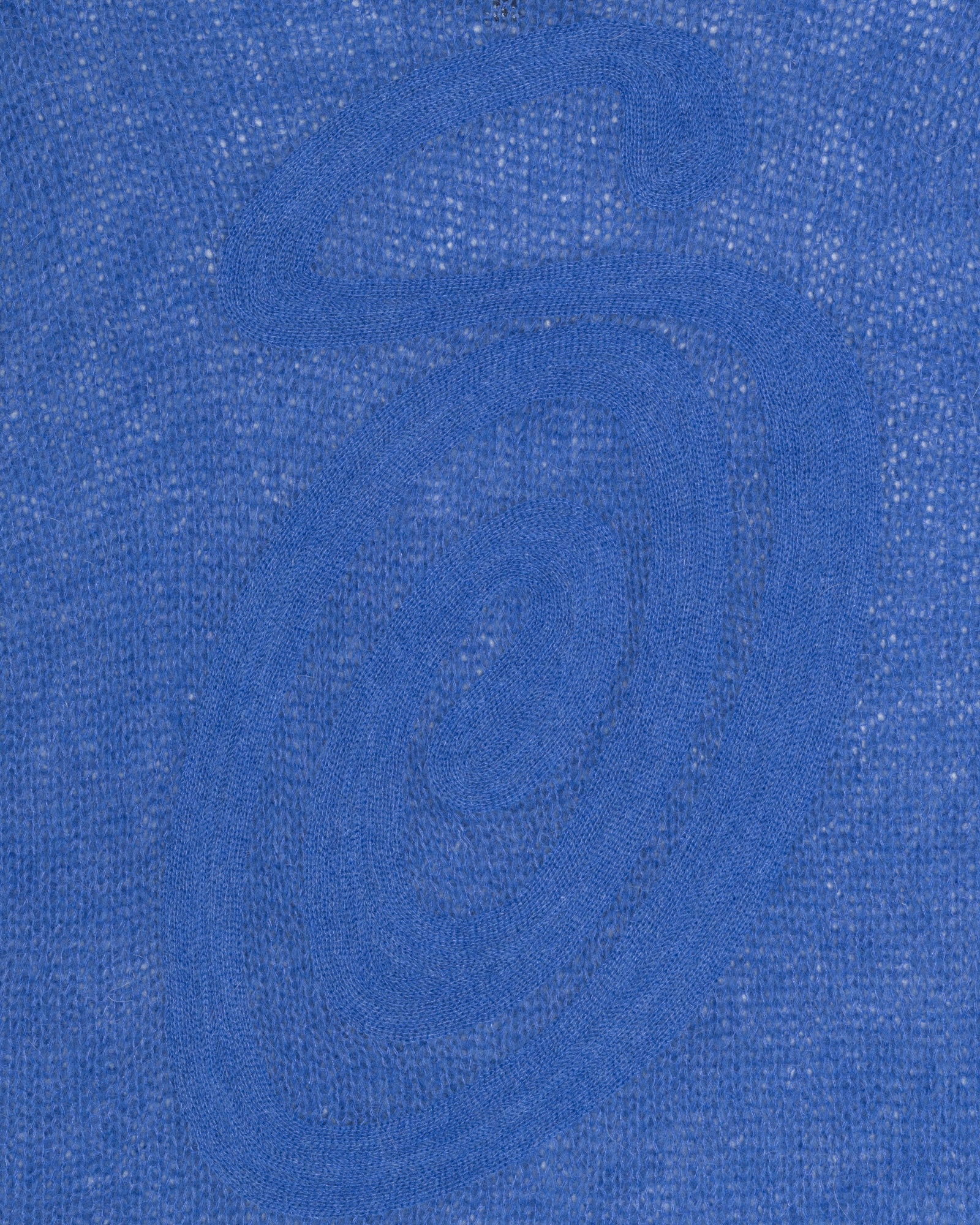 S Loose Knit Sweater - Blue