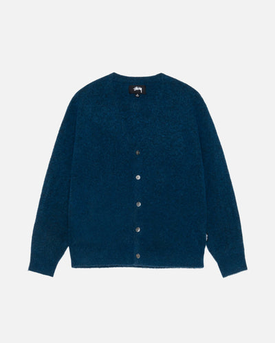 Brushed Cardigan - Blue