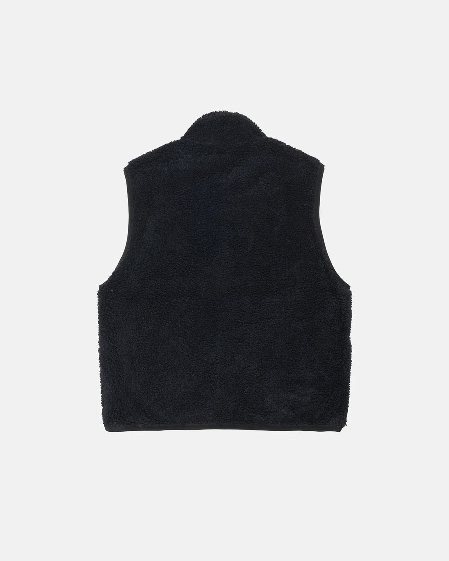 Sherpa Reversible Vest - Black