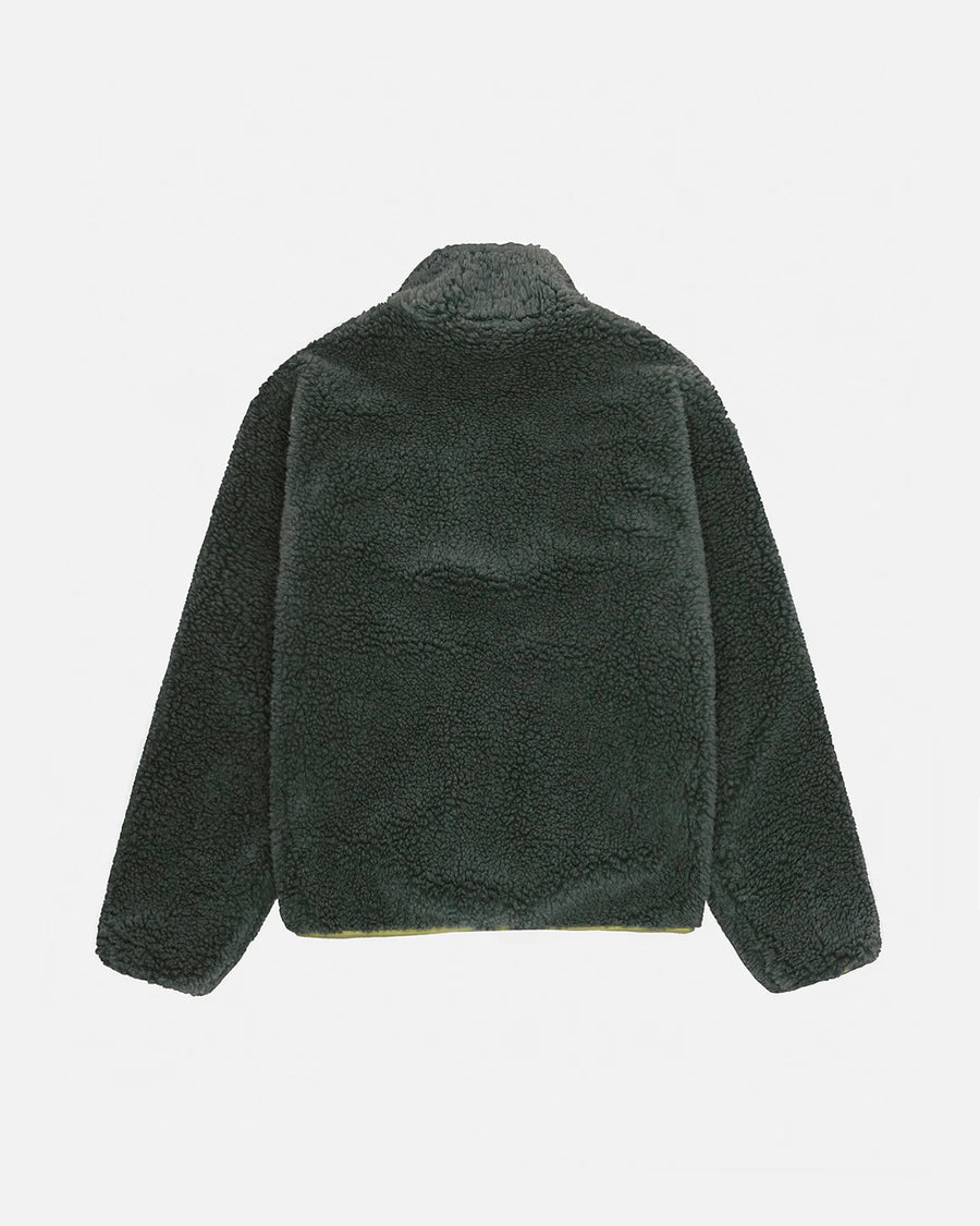 Sherpa Reversible Jacket - Dark Green