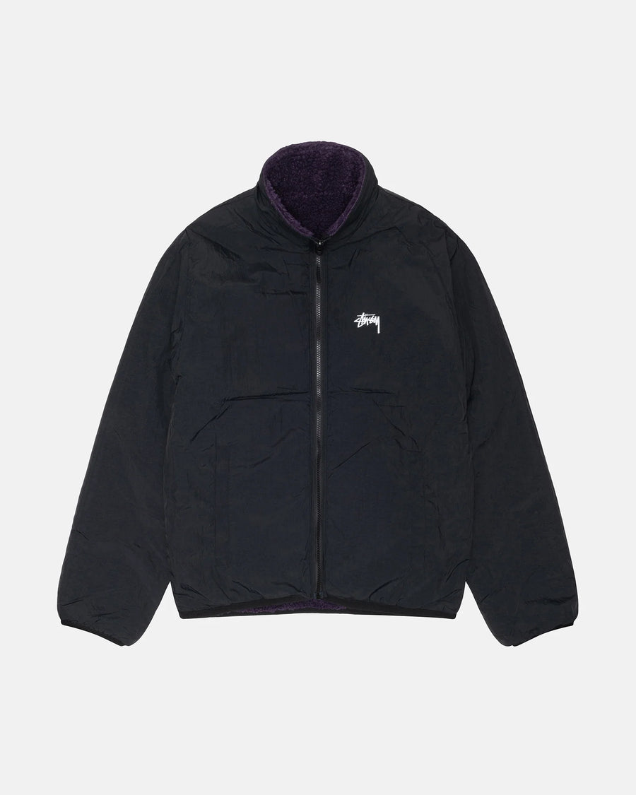 Sherpa Reversible Jacket - Purple