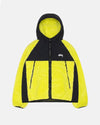 Sherpa Paneled Hooded Jacket - Lime