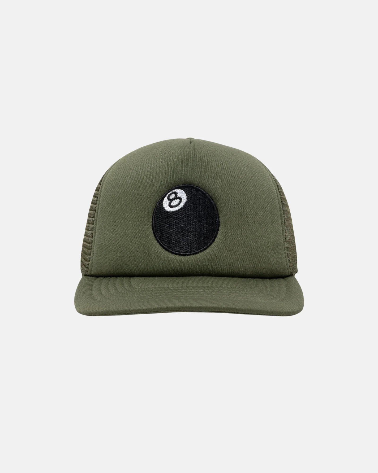 Trucker 8 Ball Snapback - Olive