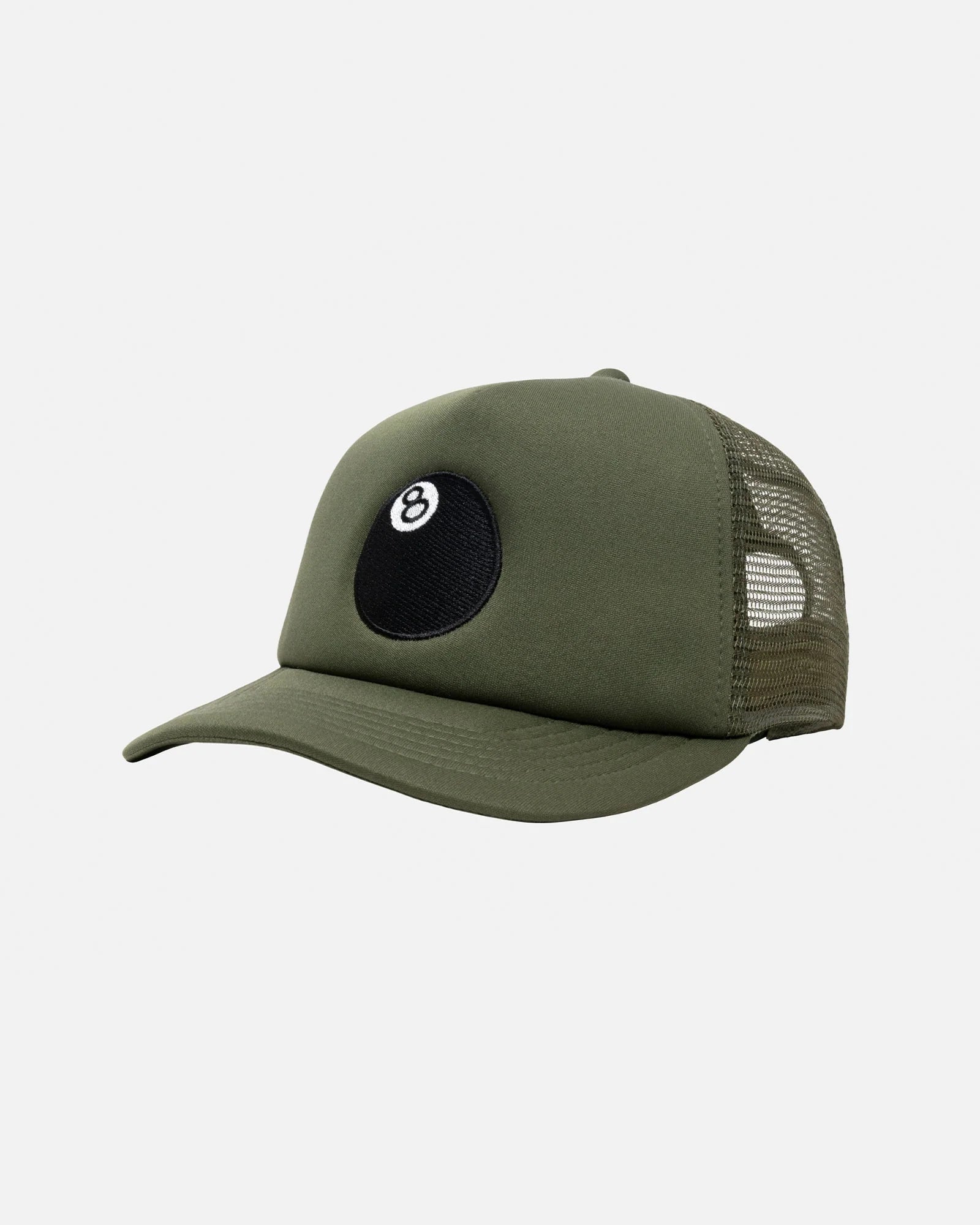 Trucker 8 Ball Snapback - Olive