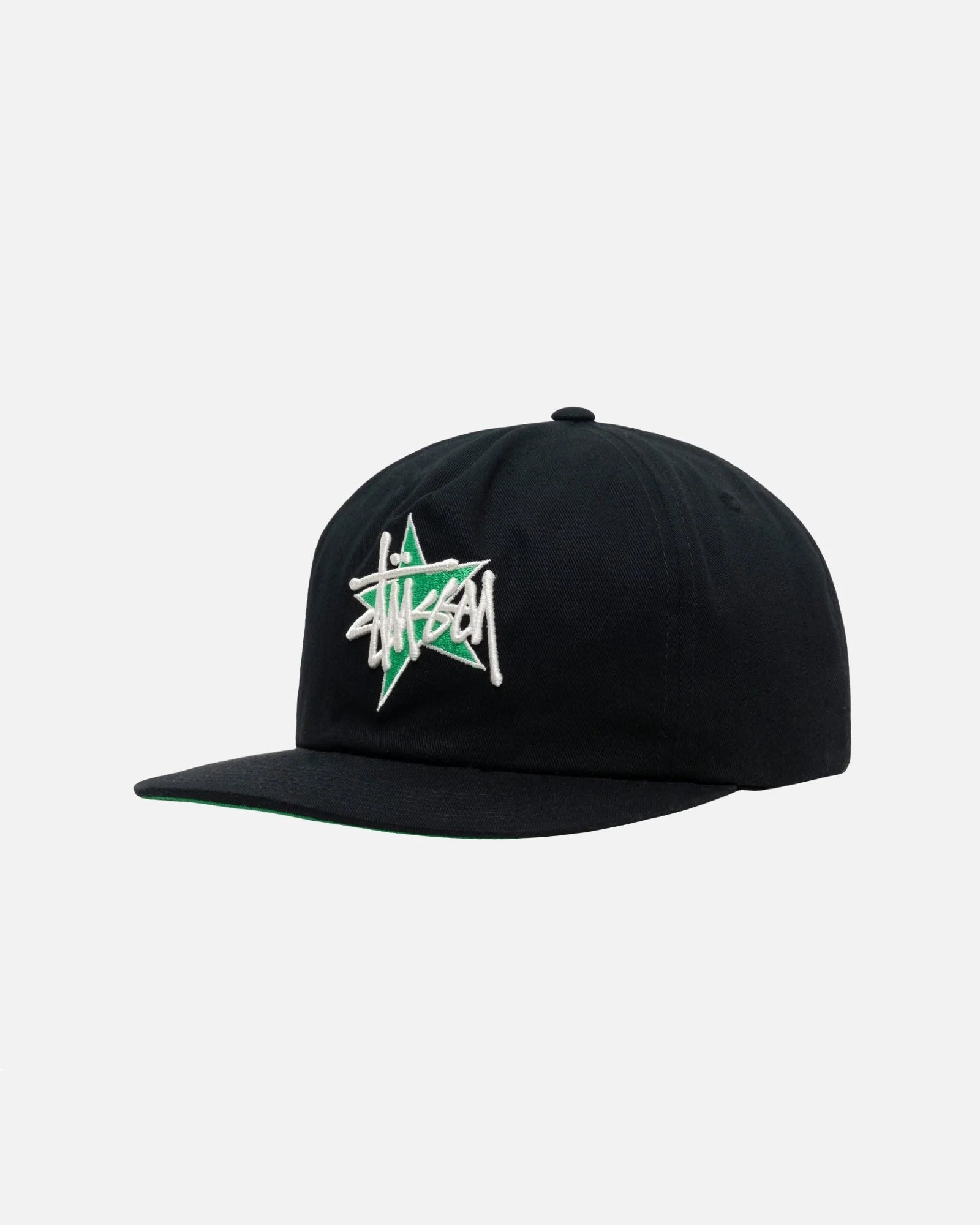 Basic Star Strapback Cap - Black