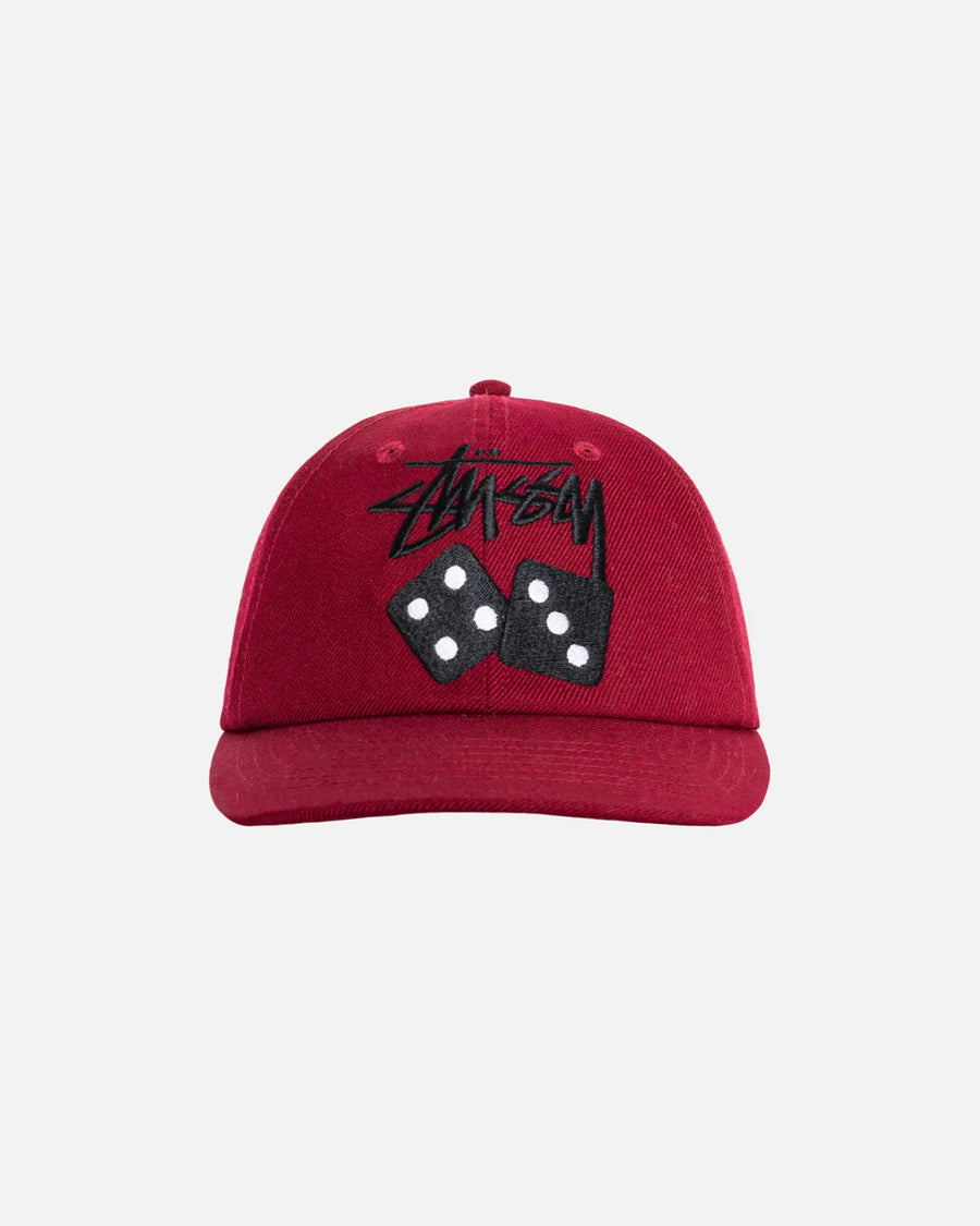 Stock Dice Low Pro Cap - Maroon