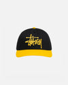 Low Profile Big Basic Snapback - Black / Gold