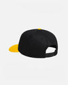 Low Profile Big Basic Snapback - Black / Gold